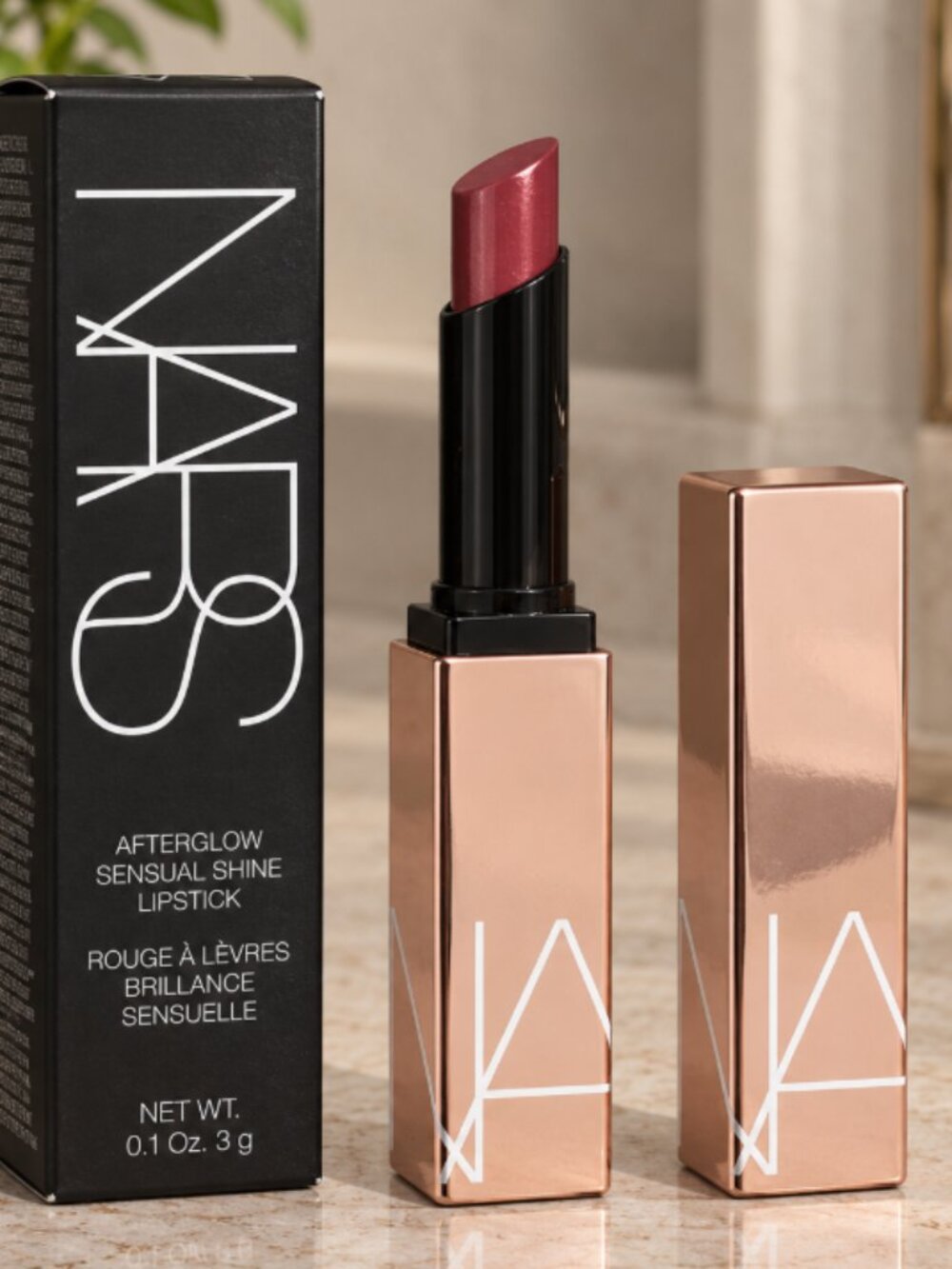 nars Afterglow Sensual Shine Lipstick 225 showoff